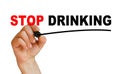 STOP DRINKING