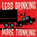 Stop Drunk Driving Accidents poster