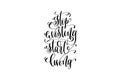 stop existing start living black and white hand lettering positive quote