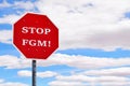 Stop Female Genital Mutilation Concept Royalty Free Stock Photo