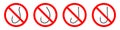 Stop Fishing signs. Forbidden of Fishing hook