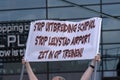 Stop Flying Billboard At Schiphol Airport The Netherlands 14-5-2022