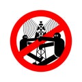 Stop 5G tower chipping population. Red road Forbidding. Ban Zombies walk around cell tower. Conspiracy theory. TV and radio