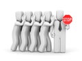 Stop the gossip Royalty Free Stock Photo