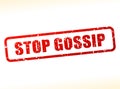 Stop gossip text buffered