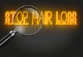 STOP HAIR LOSS Royalty Free Stock Photo