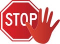 Stop hand