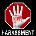 Stop harassment conceptual illustration. Global social problem