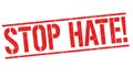 Stop hate grunge rubber stamp