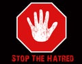 Stop The Hatred Illustration