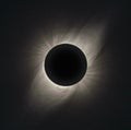 30-stop HDR of Corona o Solar Eclipse at Totality Seen From Vacuna Chile on July 2, 2019 Royalty Free Stock Photo