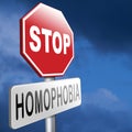 Stop homophobia Royalty Free Stock Photo