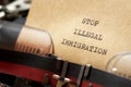 Stop illegal immigration phrase