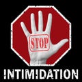 Stop intimidation conceptual illustration. Global social problem