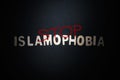 Stop islamophobia concept