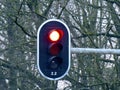 Stop light. Red. Traffic light. Royalty Free Stock Photo