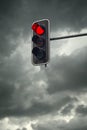Stop light, the red traffic light Royalty Free Stock Photo