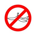 Stop littering. Ban garbage. It is forbidden to litter. Apple c