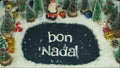 Stop motion animation of Bon Nadal Catalan, in english Merry Christmas