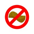 Stop old sponge. It is forbidden to use sponge for washing. Red