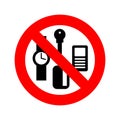 Stop personal things. Ban keys and phone. Cards and clocks.