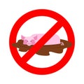 Stop pig. Ban wallow in mud. It is forbidden to be dirty