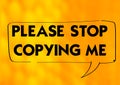 Stop Plagiarism, stealing and copying ideas and thoughts from original and authentic concepts