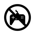 Stop Play game Isolated Vector icon which can easily modify or edit Royalty Free Stock Photo
