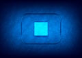 Stop play icon abstract digital design blue background