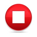 Stop play icon shiny luxury design red button vector