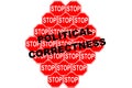 Stop political correctness sign