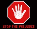 Stop The Prejudice Illustration