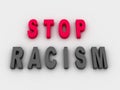 Stop Racism Concept Royalty Free Stock Photo