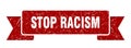 stop racism grunge vintage retro band. stop racism ribbon