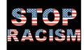 Stop racism typografi american flag  black lives matter  vector Royalty Free Stock Photo
