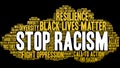 Stop Racism Word Cloud