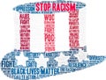 Stop Racism Word Cloud