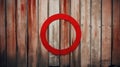 stop red circle with line Royalty Free Stock Photo