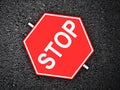 Stop - road sign