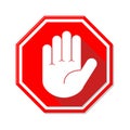 Stop road sign Royalty Free Stock Photo