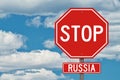 Stop Russia Sign