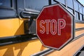 Stop for Schoolbus Royalty Free Stock Photo
