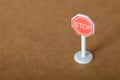 Stop Sign as a Warning Symbol for Risk, Law, or Caution in Decision Making Royalty Free Stock Photo