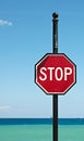 Stop Sign in the Caribbean