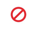 Stop Sign icon Template vector