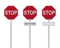 STOP Sign - Isolated - Blank