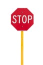 Stop sign with reflect surface