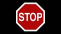 Stop sign simple