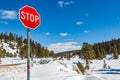 A Stop Sign Royalty Free Stock Photo