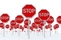 STOP Signs Royalty Free Stock Photo